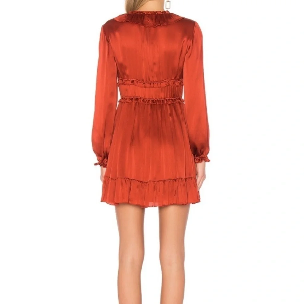 Ulla Johnson Callista silk ruffle dress 17493